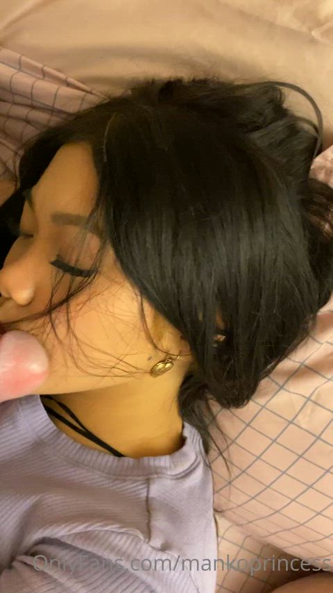 asian blowjob sleeping gif