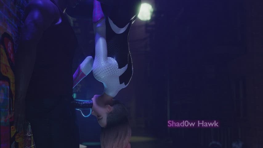 Spider-Gwen Blowjob (Shad0w Hawk)