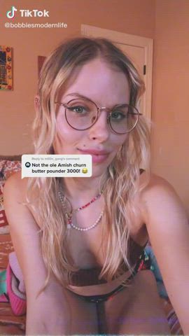 Glasses Handjob TikTok gif