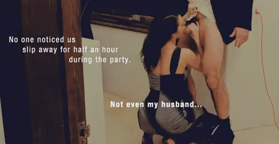 Blowjob Cheating Wife gif