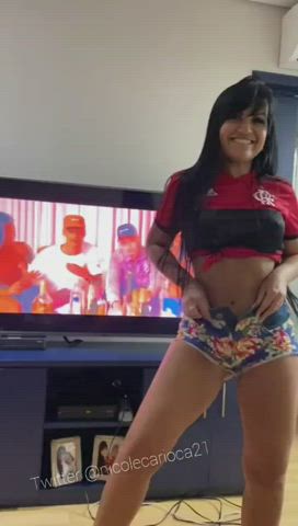 brazilian dancing tanlines gif