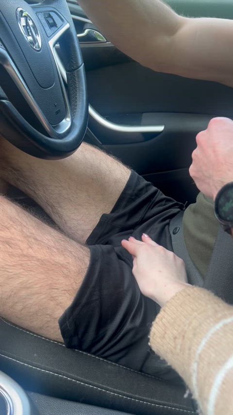 Got horny on our road trip 