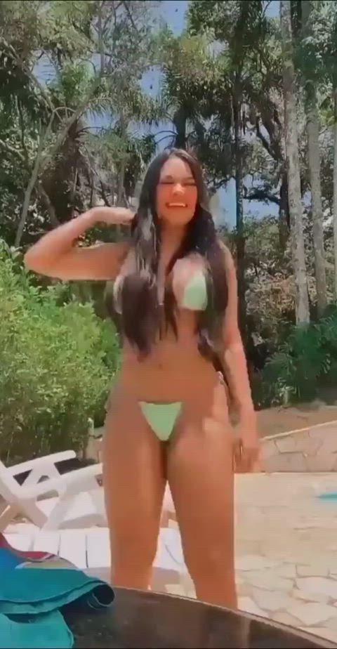 ass big ass big tits bikini brazilian celebrity dancing gif