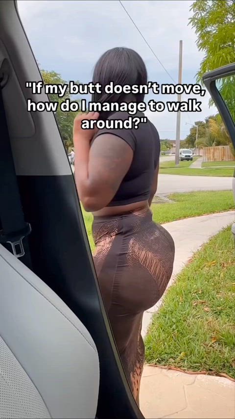 big ass compilation ebony jiggle walking thick-booty gif