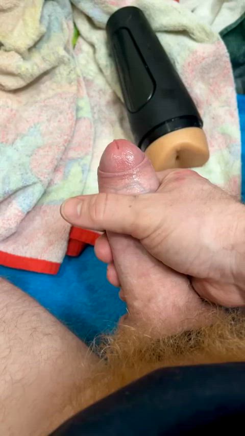 foreskin gay masturbating pubic hair queer redhead thick cock uncircumcised uncut