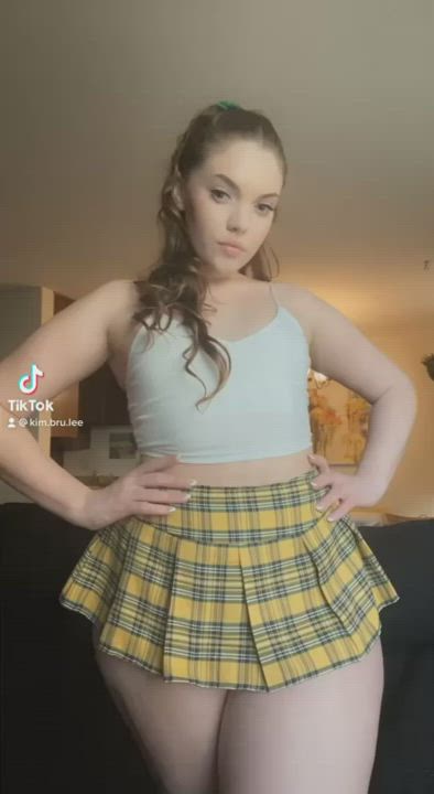 Big Ass Pawg Skirt TikTok gif