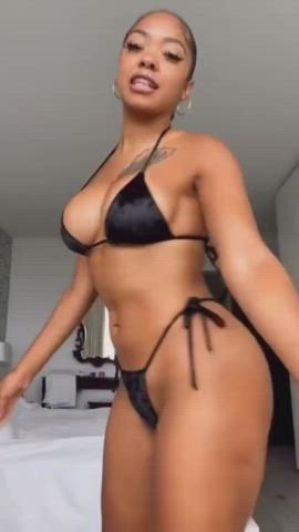 Ass Ebony Fitness Pretty gif