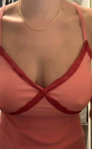 big tits boobs clothed lesbian pawg sideboob tits underboob undressing gif