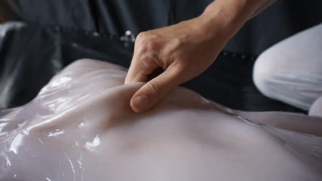 bondage nipple play silicone teasing gif