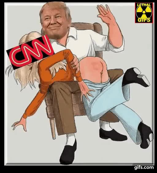 TRUMP SPANKS CNN!