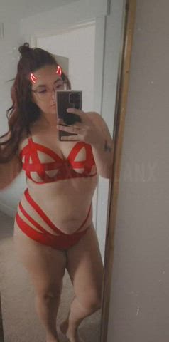 lingerie milf tease bbw curvy gif