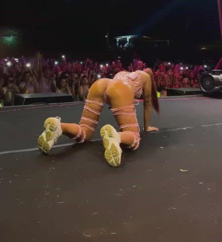 Anitta Brazilian Bubble Butt Celebrity Pussy Tease gif