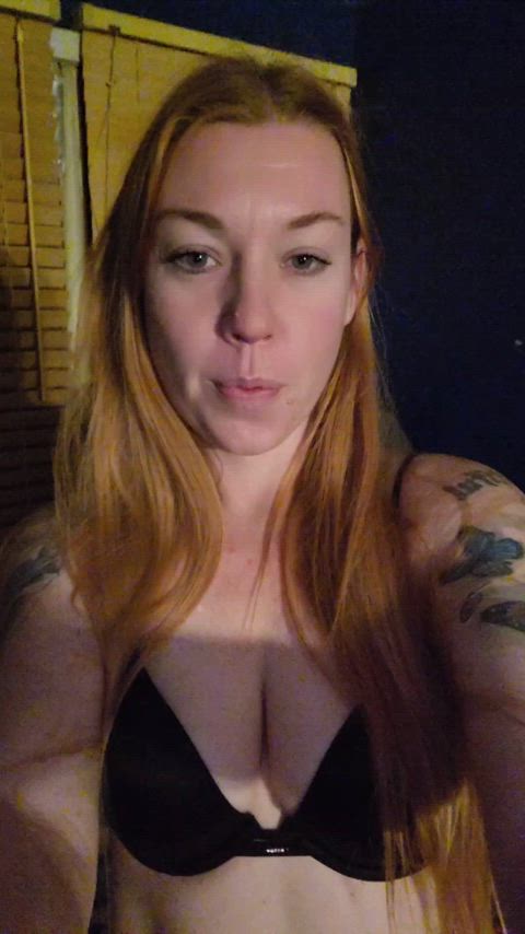 dancing milf milfs onlyfans redhead teasing thefunmilf tiktok tits gif