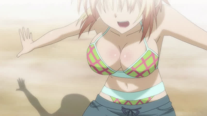 Anime Big Tits Bikini Bouncing Tits Ecchi gif