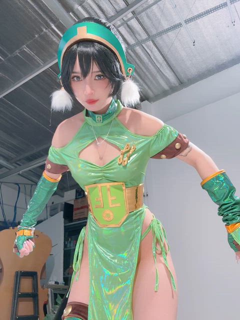 juicy ass cosplay of toph