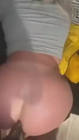 anal big ass cum on ass doggystyle interracial jiggling pawg thick white girl gif