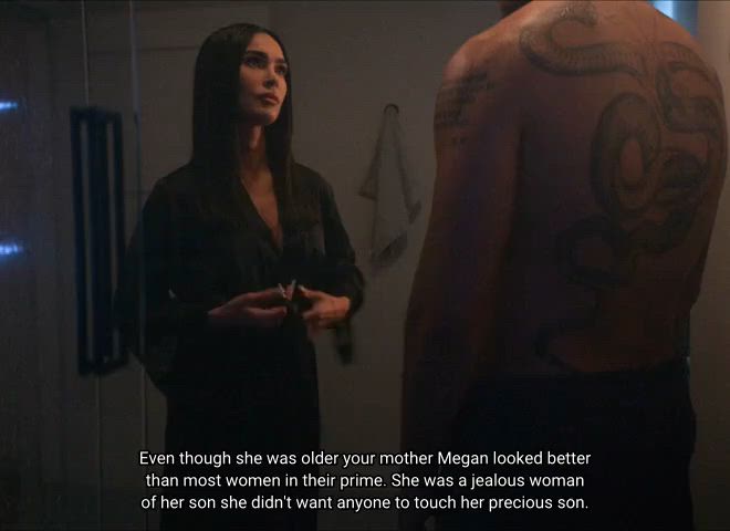 caption celebrity megan fox mom fauxcest gif