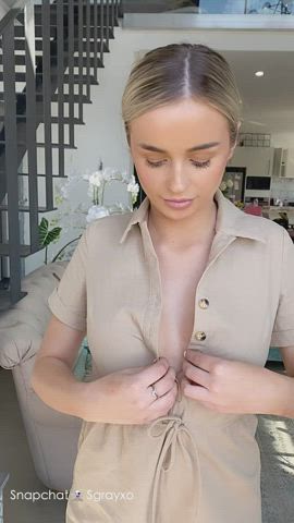 flashing nsfw natural tits teen gif