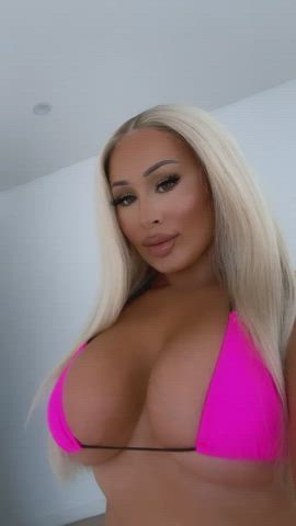 Laci Mattel pink blonde and bronzed