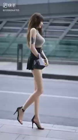 Asian Chinese Cute Model gif