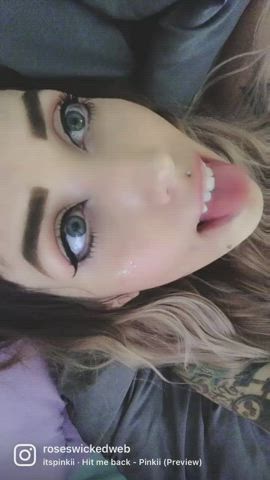 ahegao anime cosplay fetish kawaii girl licking long tongue tongue fetish white girl