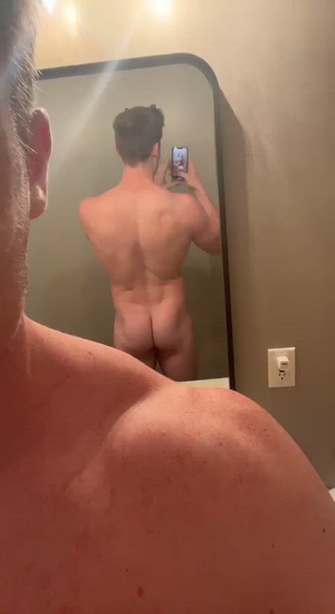 How are my back muscles coming along? (m)