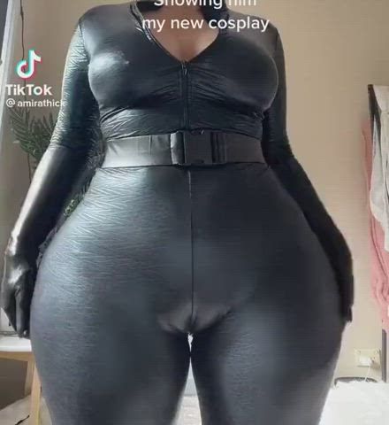ass big ass booty latex pawg rubber thick gif