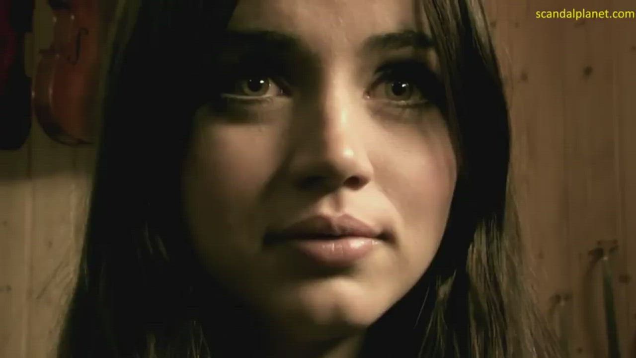 Ana de Armas Belly Button Nude gif