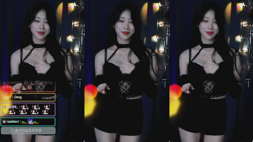 asian big tits dancing korean gif