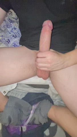 amateur big dick college male masturbation monster cock onlyfans teen gif