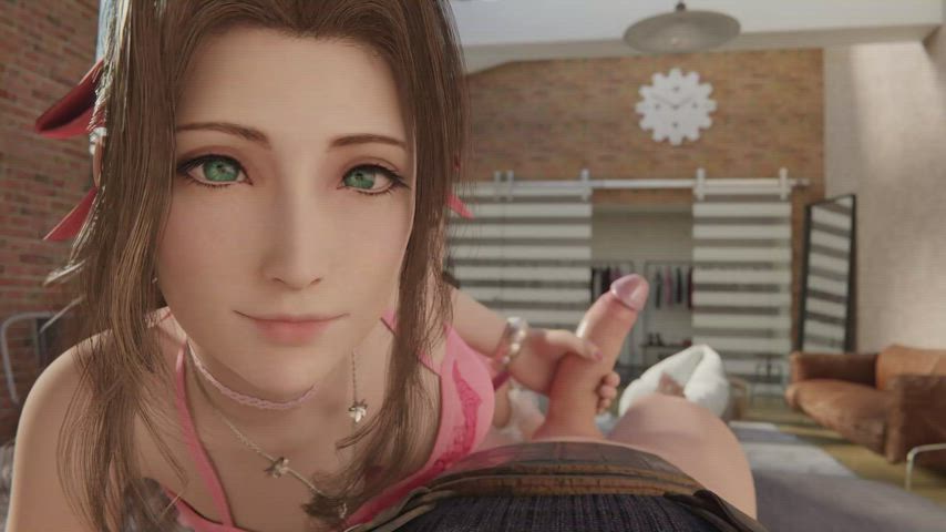 Aerith Handjob (HentaiVR / Auxtasy) [Final Fantasy 7]