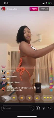 Bikini Bouncing Tits Megan Thee Stallion gif