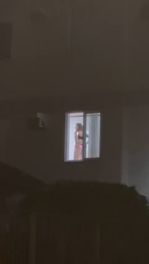 amateur ass spy voyeur asshole-behind-thong exposed-in-public sexy-lingerie gif