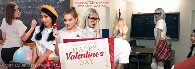 Sovereign Syre, Riley Star, Jessie Saint, Jada Doll VR porn video @VRBangers Feb