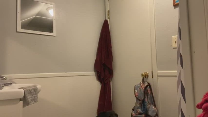bathroom dressing spy cam teen towel voyeur gif