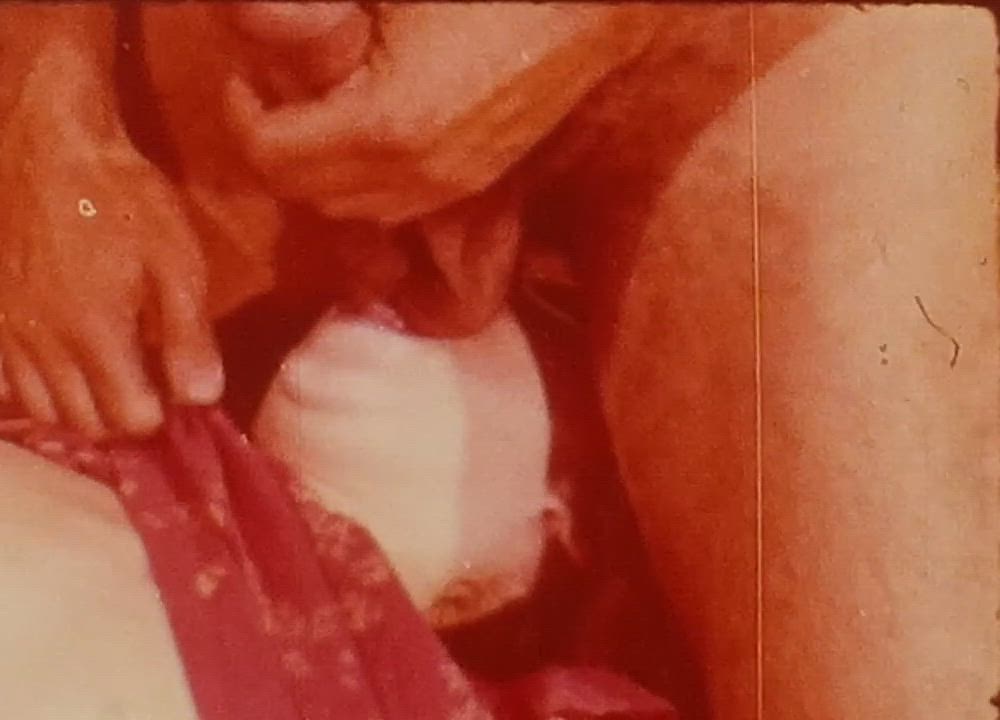 Cumshot Redhead Vintage gif