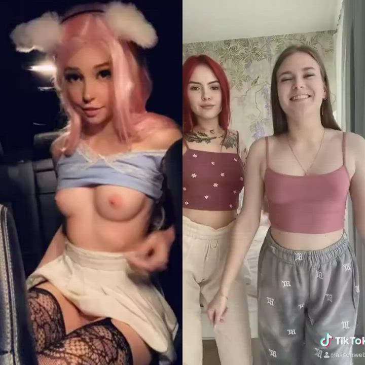 Girls Nude TikTok gif