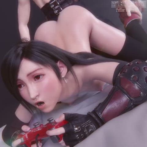 3d animation big ass doggystyle nipples rule34 tifa lockhart tits gif