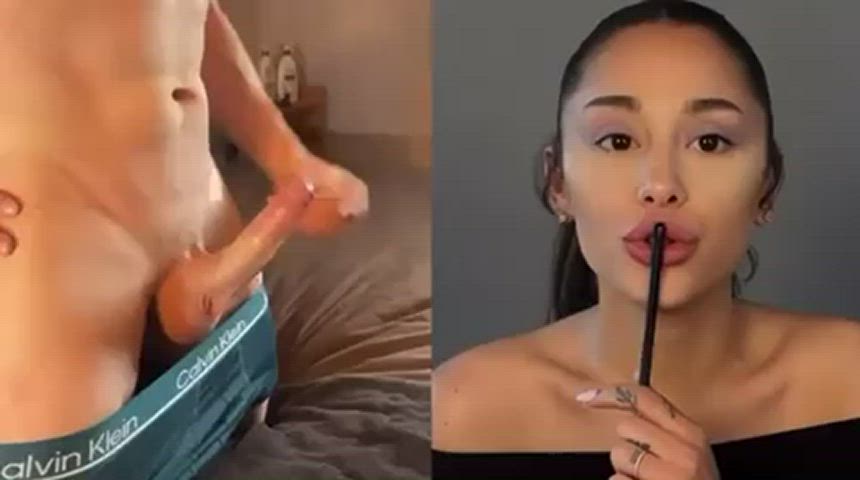 ariana grande bwc celebrity cum cumshot latina petite teen watching gif