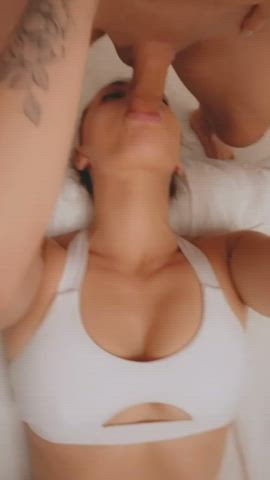 amateur big tits blowjob boobs bouncing tits deep penetration deepthroat hardcore