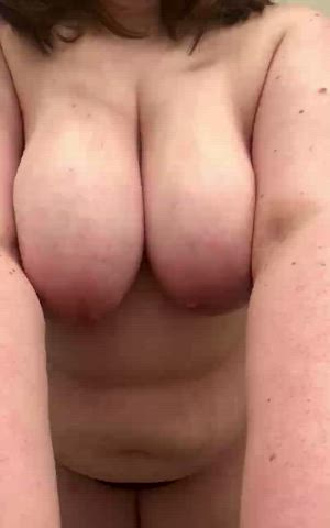 BBW Big Tits Titty Drop gif