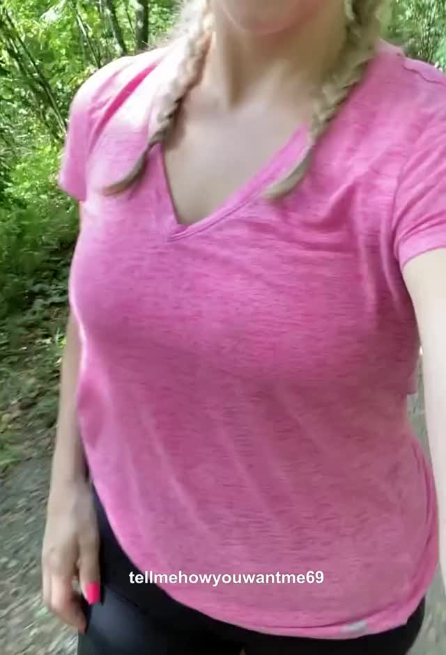 Who doesn’t wanna see some titties in the wild while they hike?! [GIF] [OC]