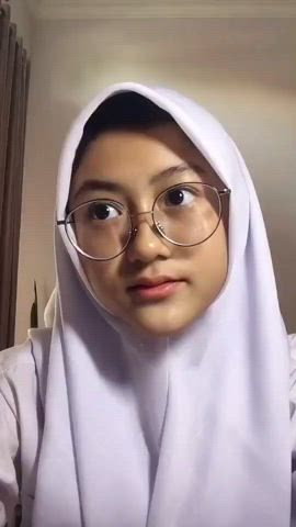 asian hijab indonesian malaysian muslim student teen gif
