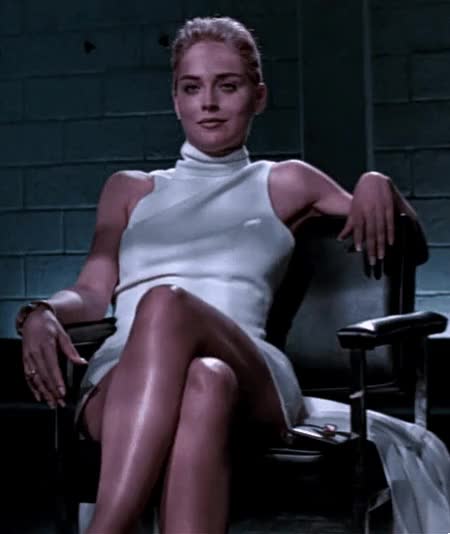 (147741) Sharon Stone-Most paused scene in 90's