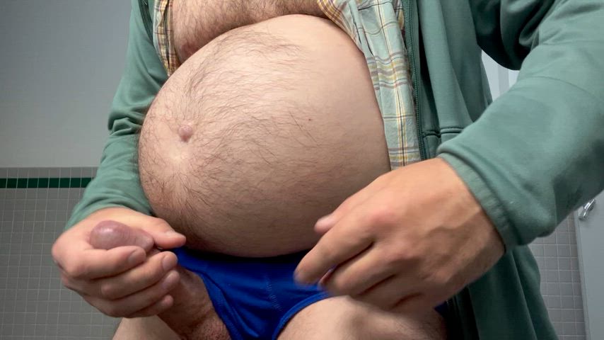 belly button big dick chubby cock worship gay thick cock belly cock-too-big edging