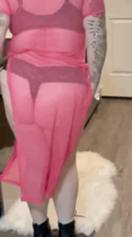 chubby fishnet milf tattoo gif