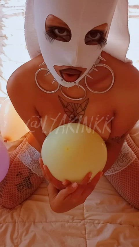 babe balloons boobs cute fetish onlyfans petplay petite pornhub teen gif