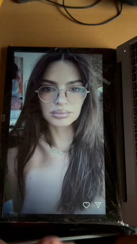 celebrity cum cumshot emily ratajkowski gif