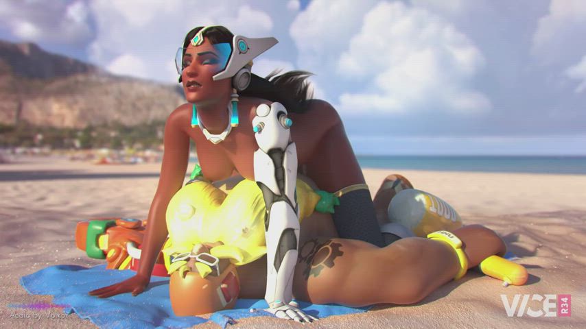 3d animation cowgirl indian interracial overwatch riding overwatch-porn rule-34 gif