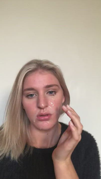 Cum Cumshot Facial gif